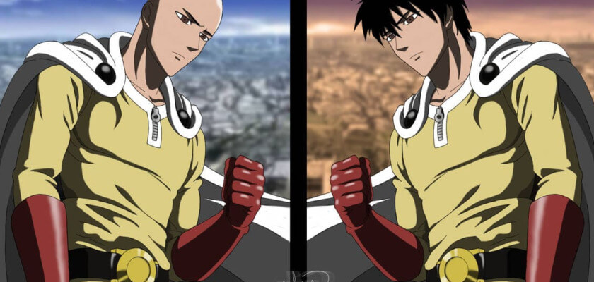 Colored Naked Saitama vs Cosmic Garou (chap 168)  One punch man manga, One  punch man anime, One punch man