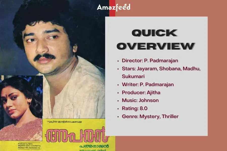 Aparan (1988) Top 50 Best Malayalam Movies