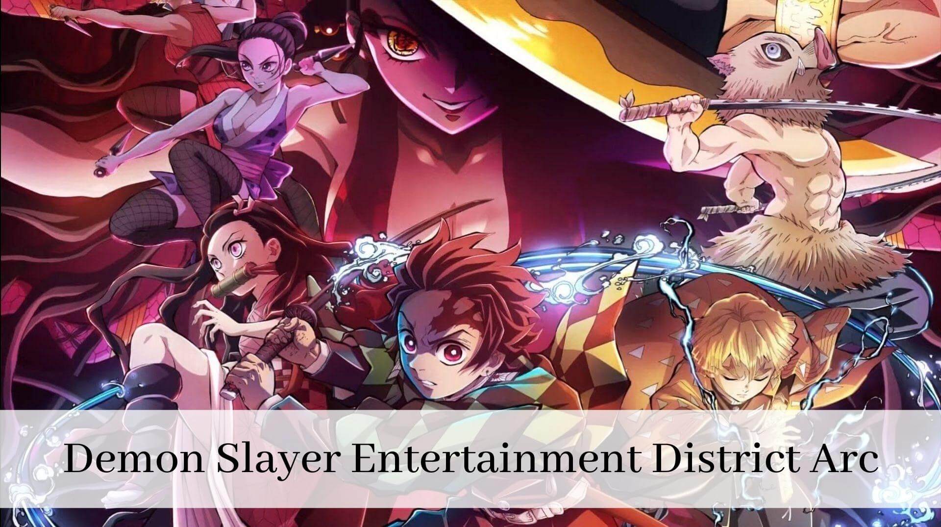 Demon Slayer – Mugen Train e Entertainment District chegam à