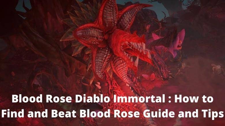 Blood Rose Diablo Immortal : How to Find and Beat Blood Rose Guide and Tips