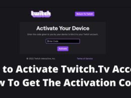 How to Activate Twitch.Tv Account - How To Get The Activation Code?