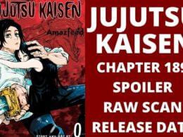 Jujutsu Kaisen Chapter 189 Spoiler, Raw Scan, Release Date, Color Page