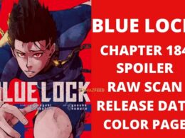 Blue Lock Chapter 184 Spoiler, Release Date, Raw Scan, Count Down Color Page