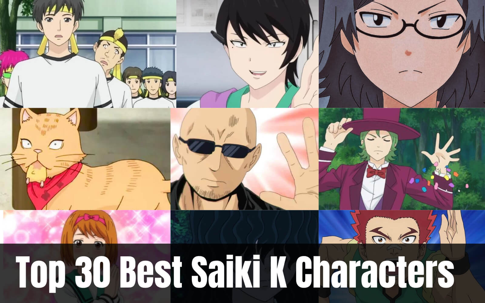 20 best Saiki K characters of all time and their profiles 