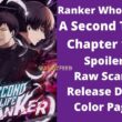 Ranker Who Lives A Second Time Chapter 134 Spoiler, Raw Scan, Release Date, Color Page