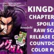 Kingdom Chapter 740 Spoiler, Raw Scan, Countdown, Color Page, Release Date