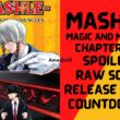 Mashle Magic And Muscle Chapter 134 Spoiler, Raw Scan, Color Page, Release Date