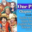 One Piece Chapter 1067 Reddit Spoilers, Count Down, English Raw Scan, Release Date, & Everything You Want to Know