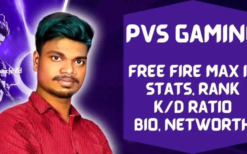 PVS Gaming Free Fire MAX ID, Stats, Rank, KD Ratio, Bio, Networth