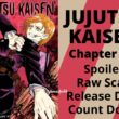 Jujutsu Kaisen Chapter 210 Spoiler, Raw Scan, Release Date, Count Down
