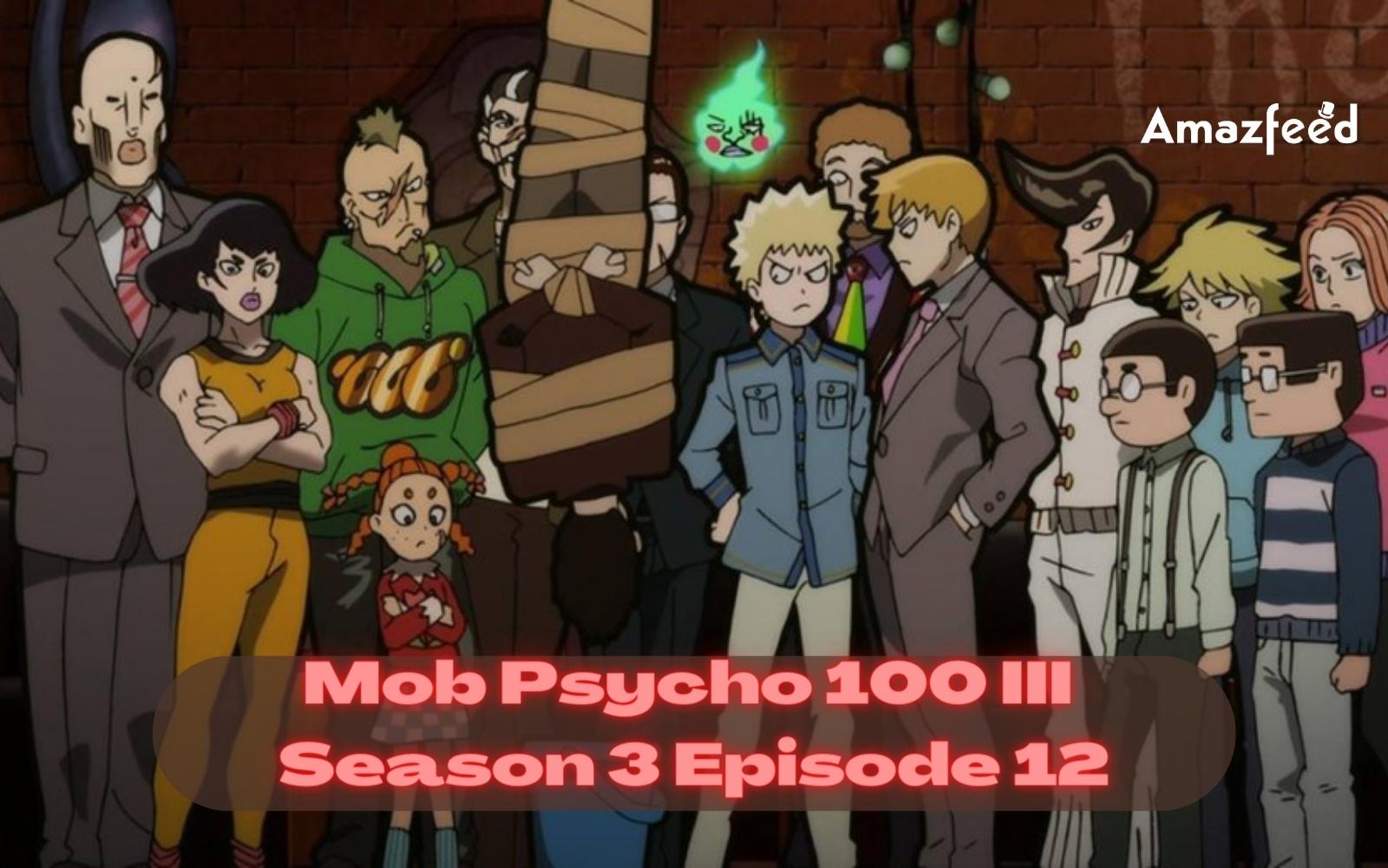 Mob Psycho 100 III terminará no episódio 12