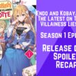 Endo and Kobayashi Live! The Latest on Tsundere Villainess Lieselotte Episode 1 Release date, Spoiler