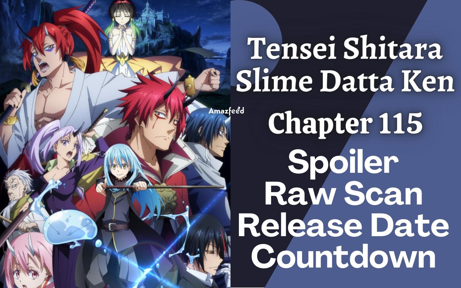Tensei Shitara Slime Datta Ken Chapter 115 Spoiler, Raw Scan