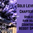 Solo Levelling Chapter 187 Spoiler, Raw Scan, Release Date, Countdown