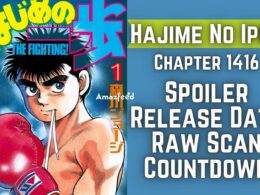 Hajime No Ippo Chapter 1416 Spoiler, Raw Scan, Release Date, Countdown