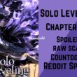 Solo Levelling Chapter 189 Spoiler, Raw Scan, Release Date, Countdown