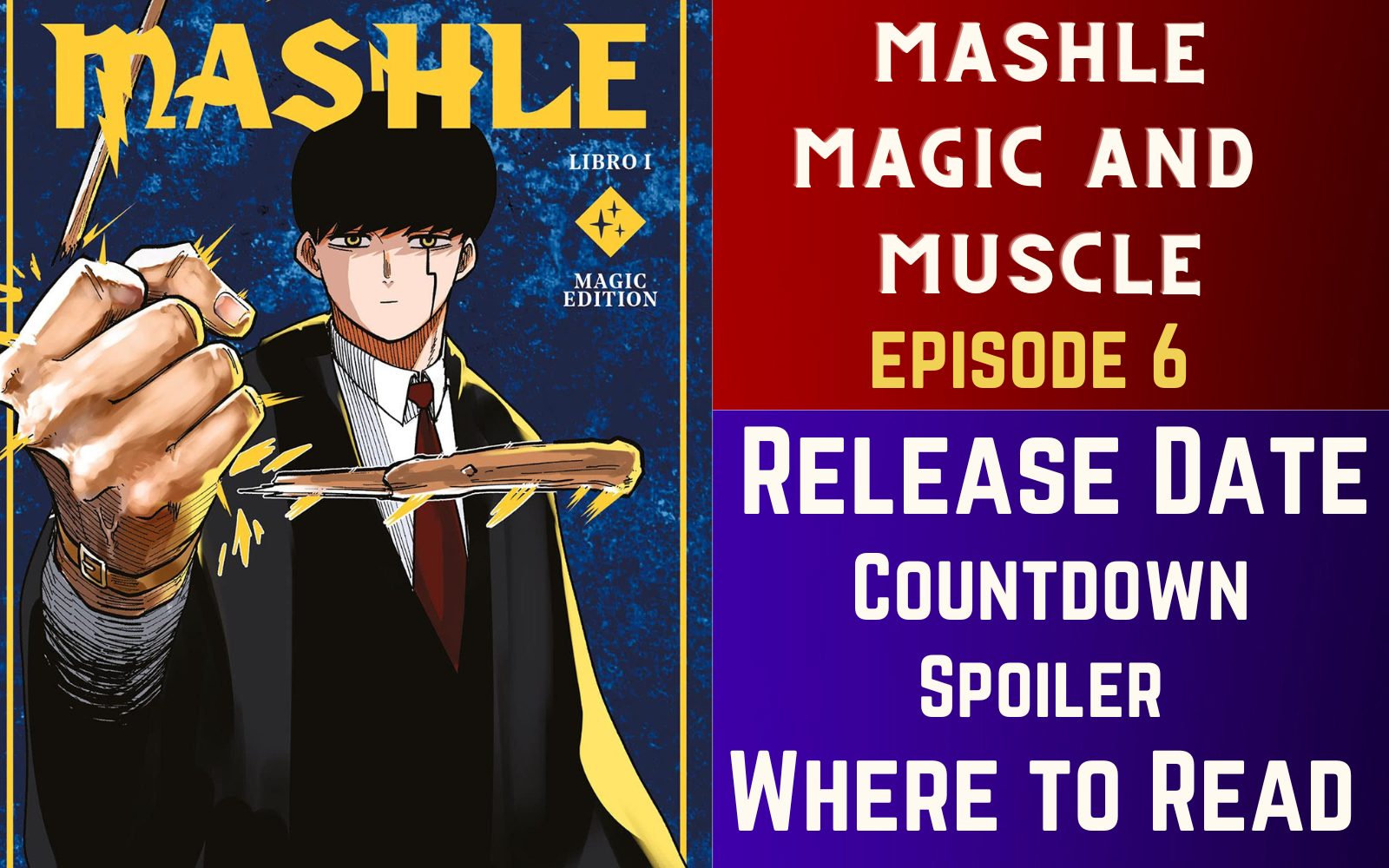 Mashle: Magic and Muscles Episode 10 Release Date & Time - IMDb