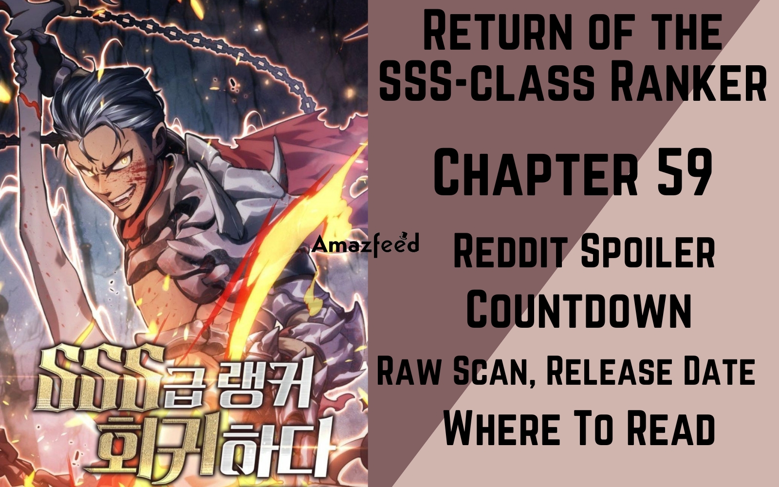 Return Of The Sss class Ranker Chapter 27 Return of the SSS-Class Ranker Chapter 59 Spoiler, Release Date, Raw