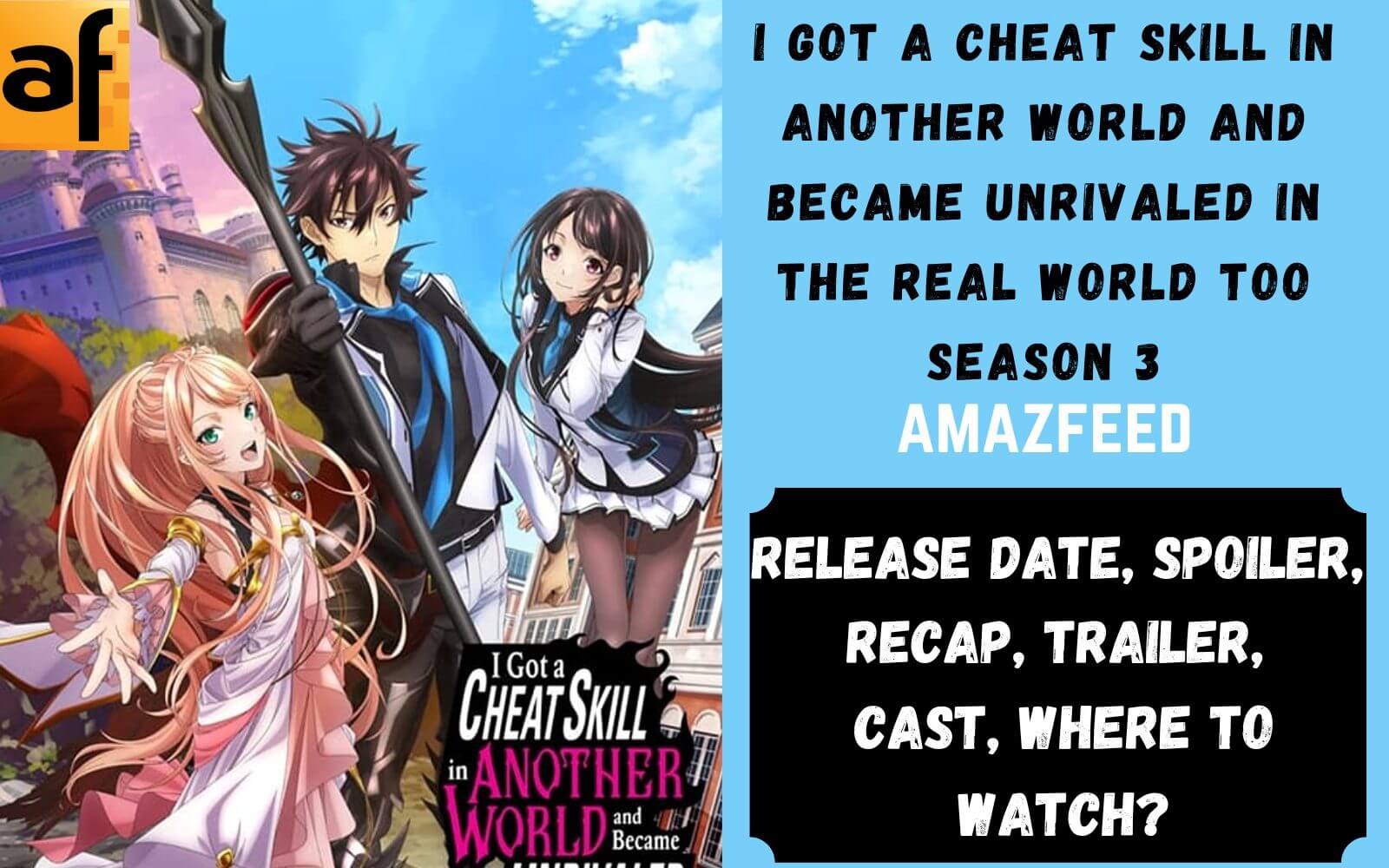 Watch I Got a Cheat Skill in Another World and Became Unrivaled in the Real  World, Too season 1 episode 9 streaming online