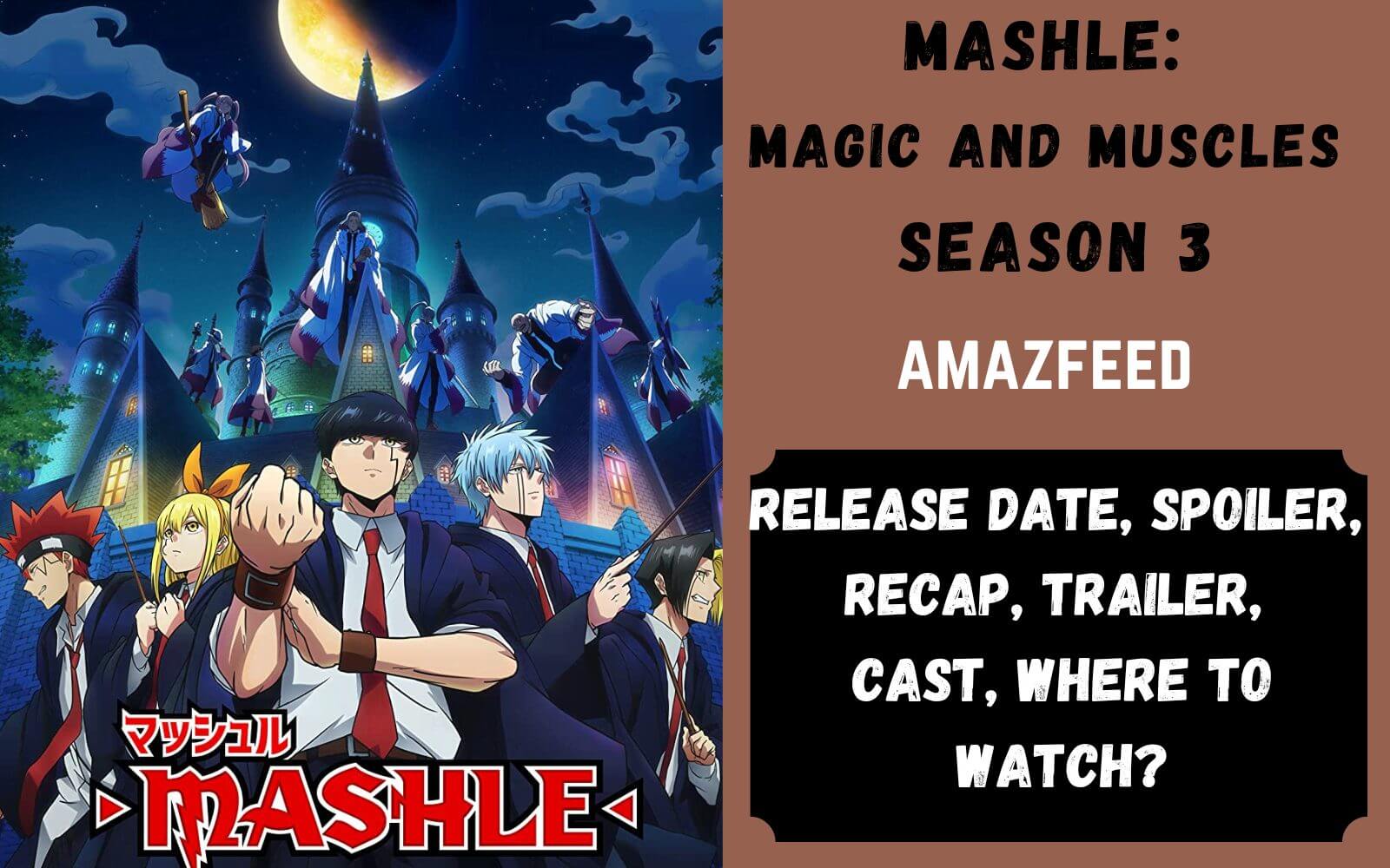Mashle: Magic & Muscles Anime Announced; Release Date - Korruption Studios