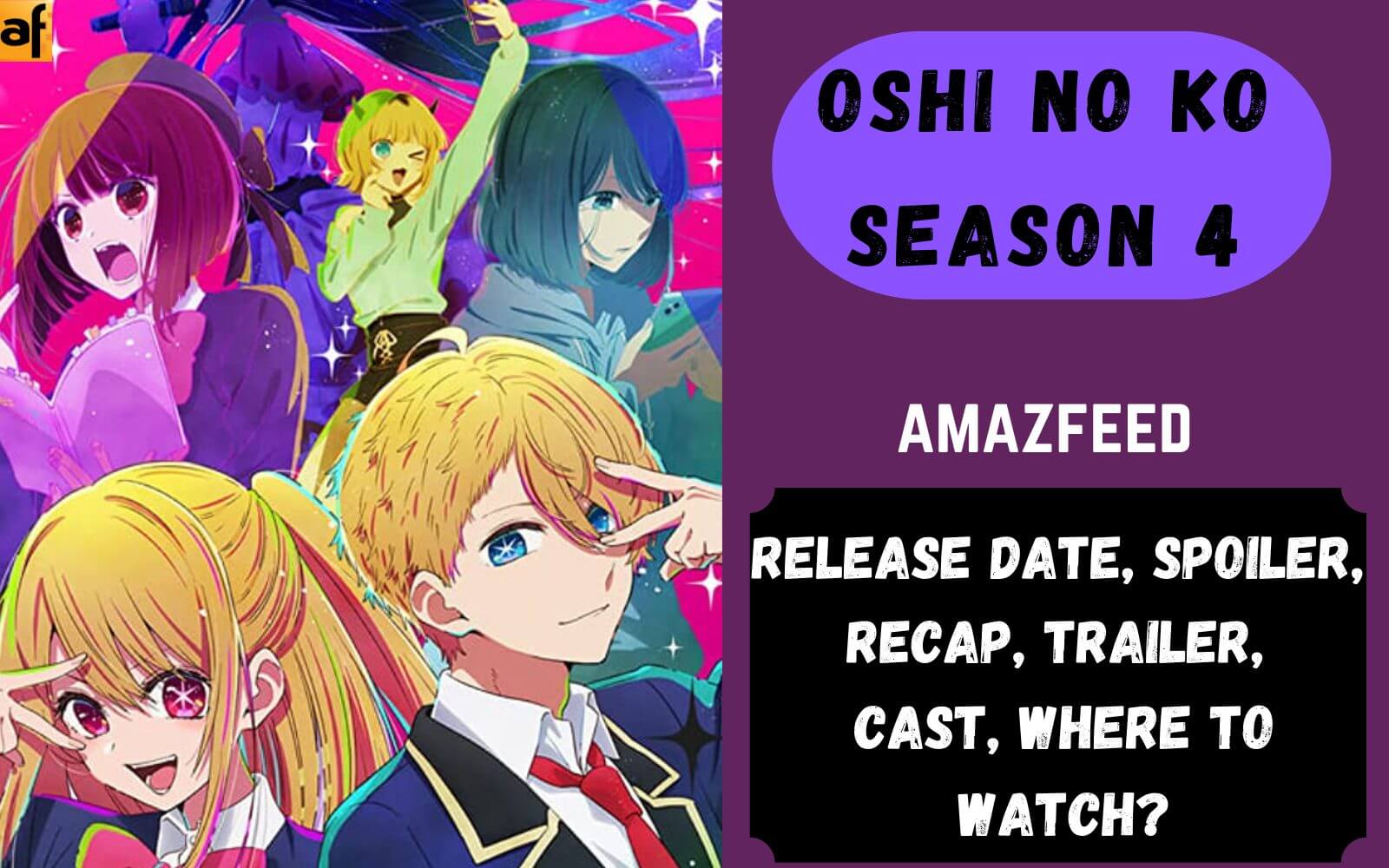 Oshi no Ko Season 2 Release Date, Trailer, Cast, Expectation