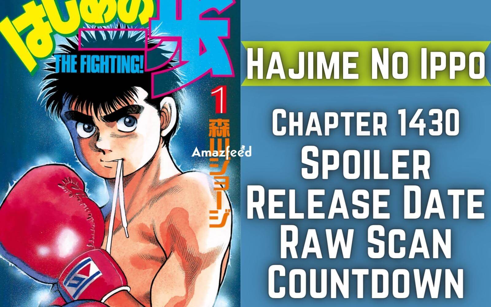 Hey! I recently caught up with Hajime no Ippo, for me this could