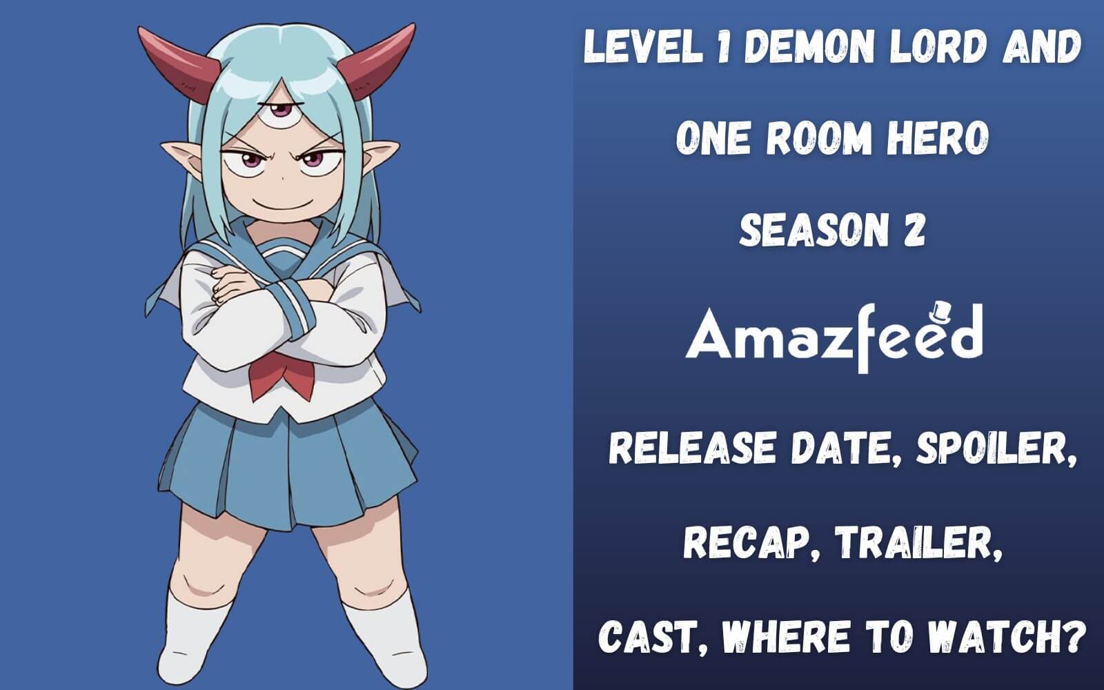 Prime Video: Level 1 Demon Lord & One Room Hero - Season 1