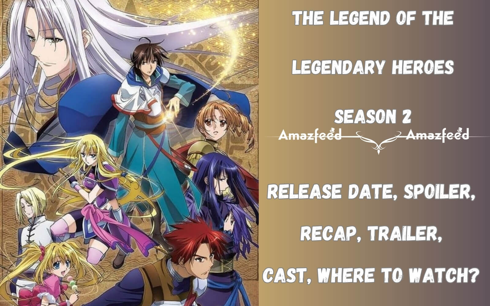The Legend of the Legendary Heroes Anime Trailer 