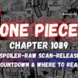 One Piece Chapter 1089 Initial Reddit Spoiler, Release Date, Countdown, Recap, & Where to Read