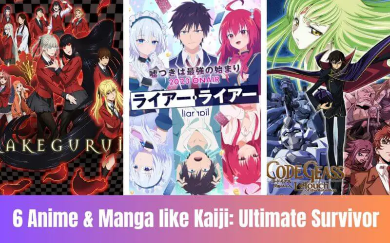 6 Anime & Manga like Kaiji Ultimate Survivor Worth Watching