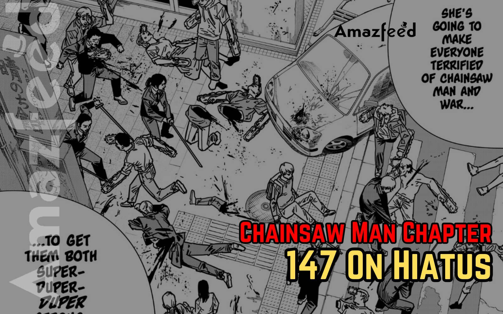 Chainsaw Man Chapter 147 Summary: A massive outbreak of chainsaw devils  takes over the town!