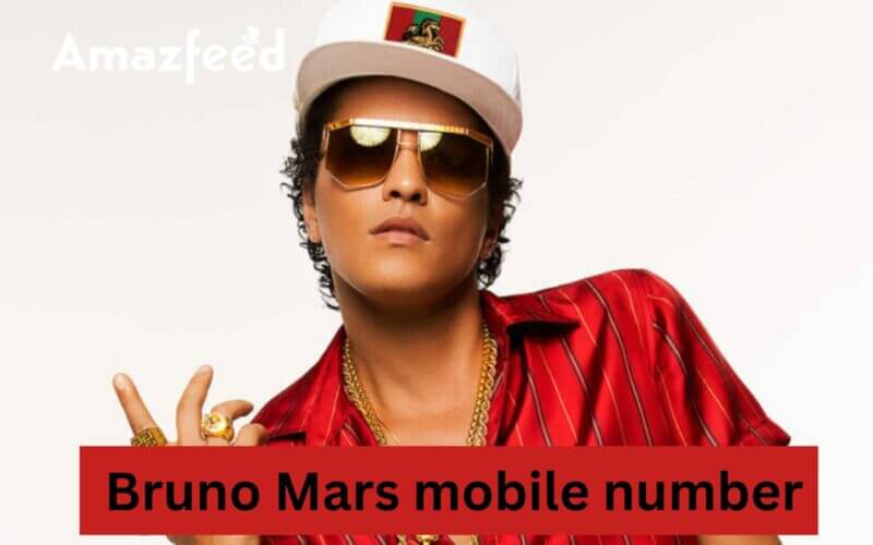 Bruno Mars mobile number