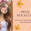 How do you send a fan mail to Piper Rockelle