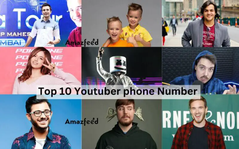 Top 10 Youtuber phone Number