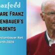Who are Franz Beckenbauer's Parents