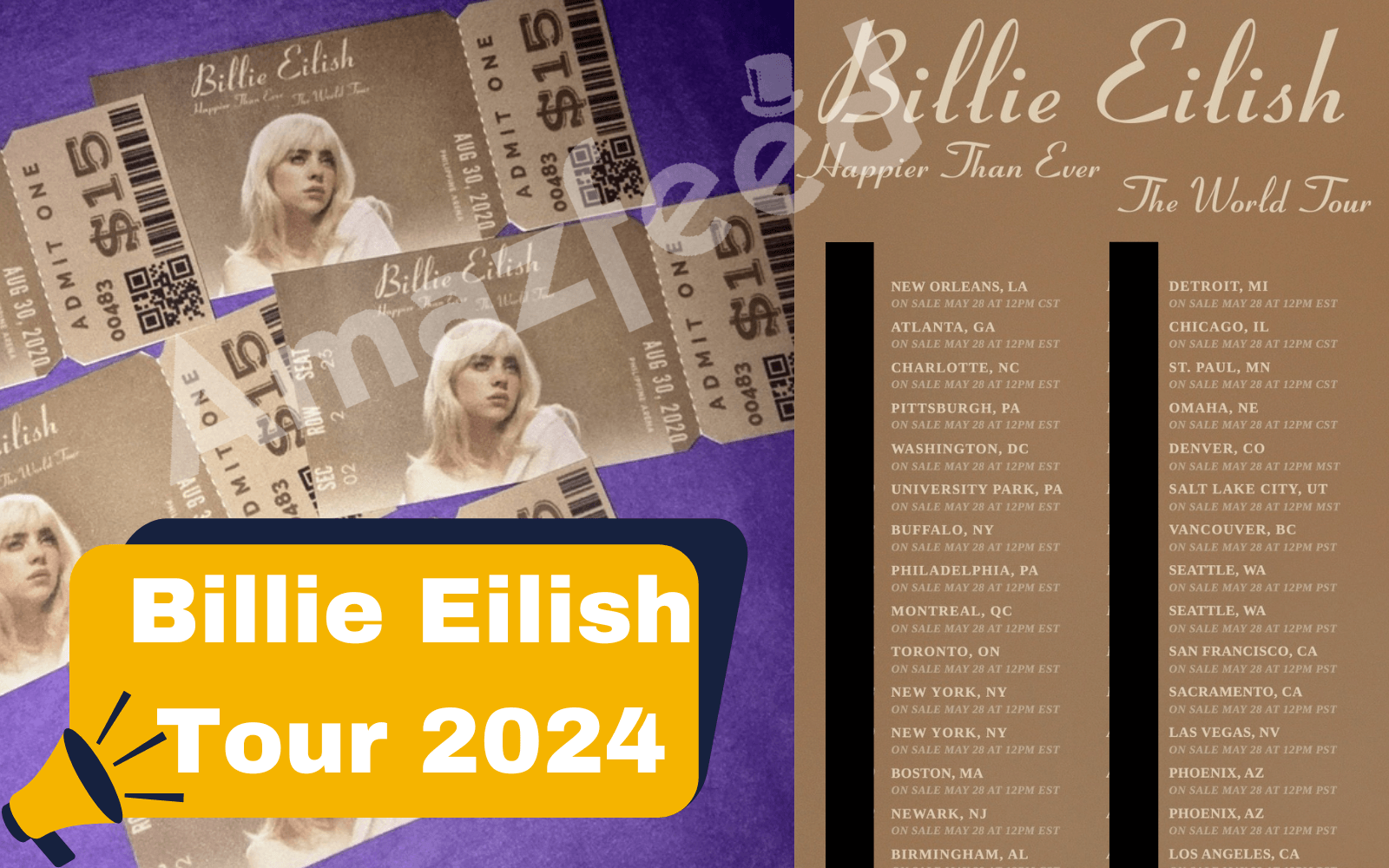 Billie Eilish Tour 2025 Uk Dates Images References :