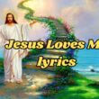 Jesus Loves Me lyrics title poster