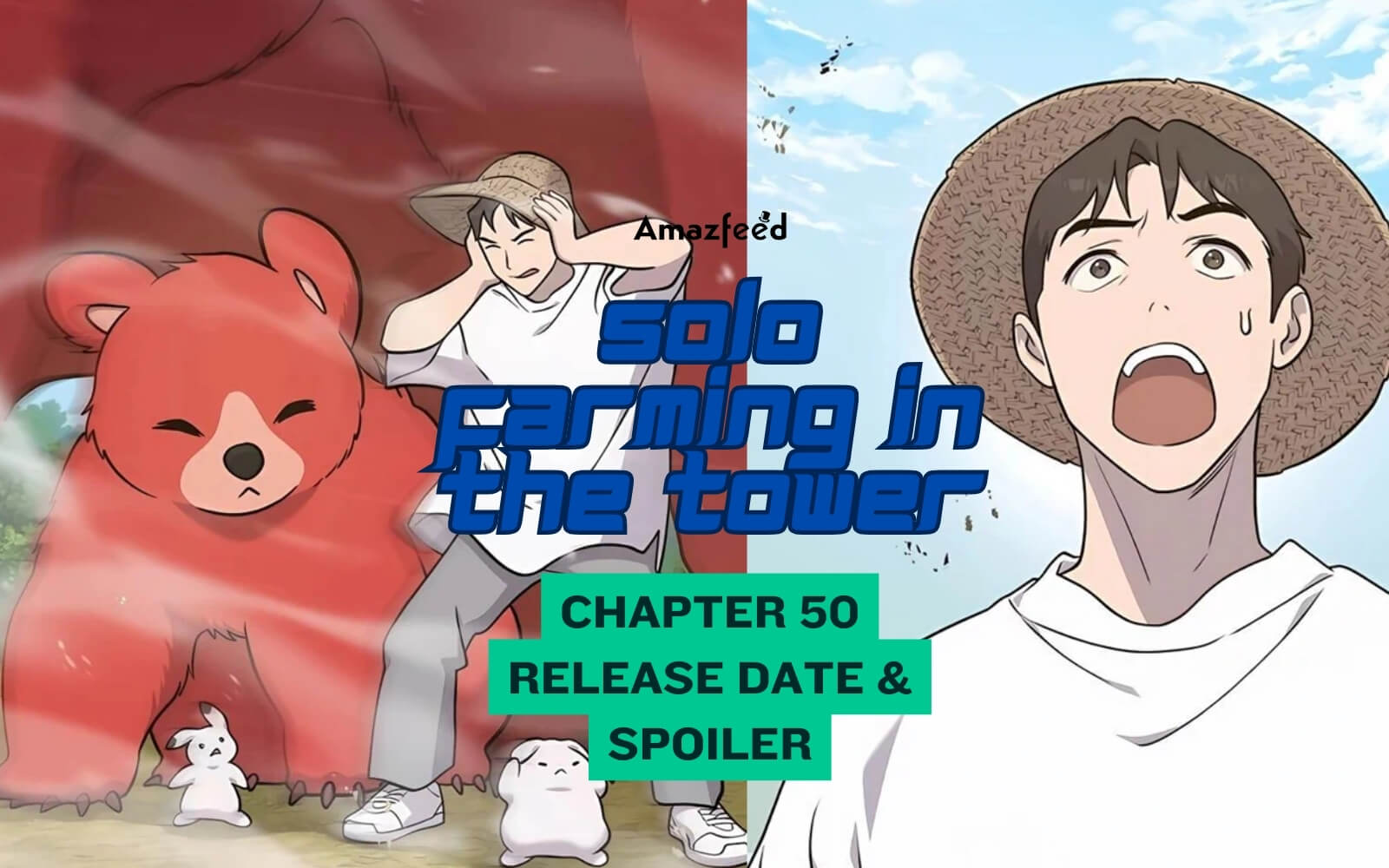 Solo Farming In The Tower Chapter 50 title poster