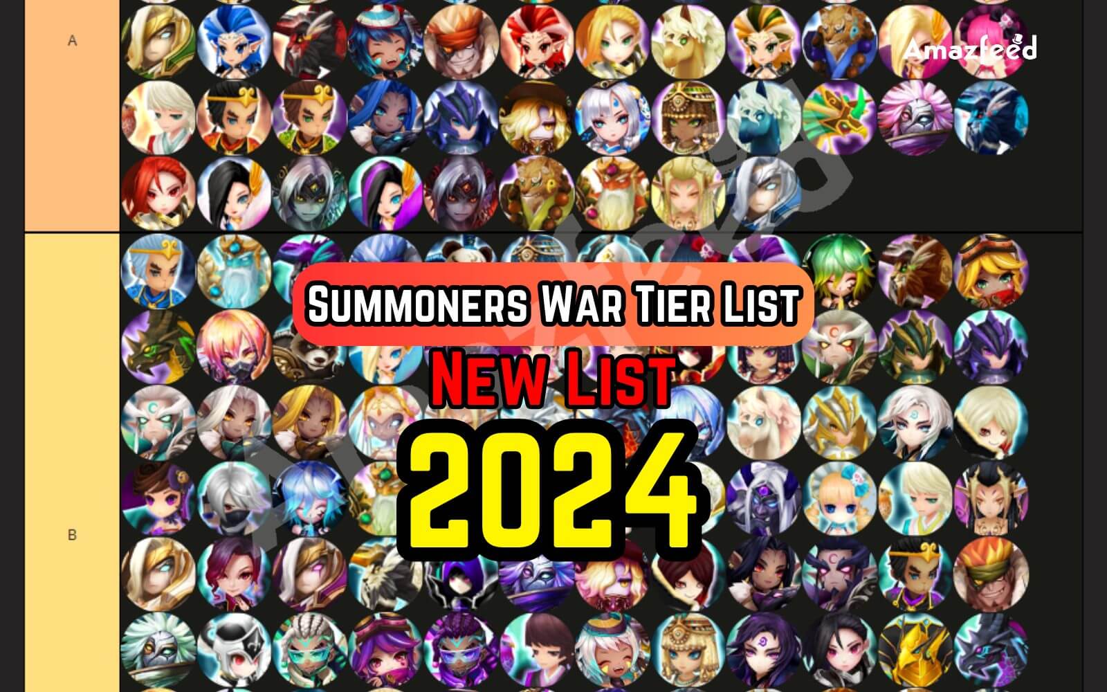 Summoners War Tier List 2024 All Character Names According To Their
